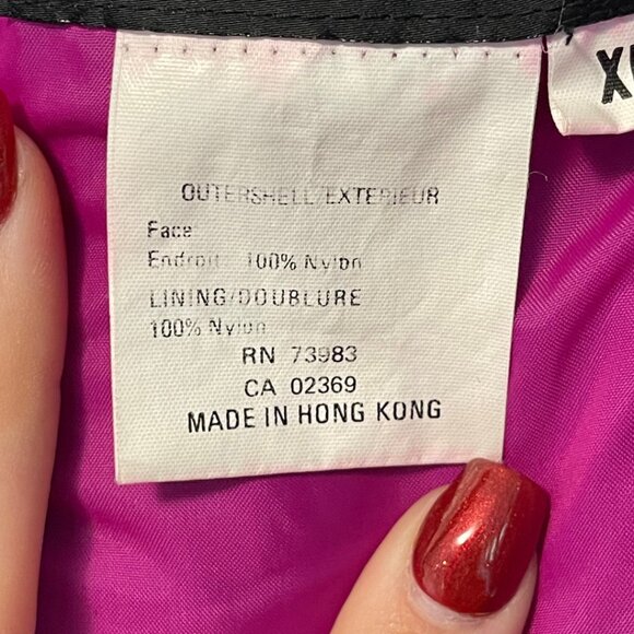 Vintage 90s Helly Hansen Blue & Pink Windbreaker Anorak Jacket XL Retro Outdoor - Picture 5 of 6